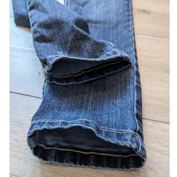 Calvin Klein Jeans Blue Denim High Rise Skinny Stretch Distressed Size 6 EUC - Picture 9 of 11